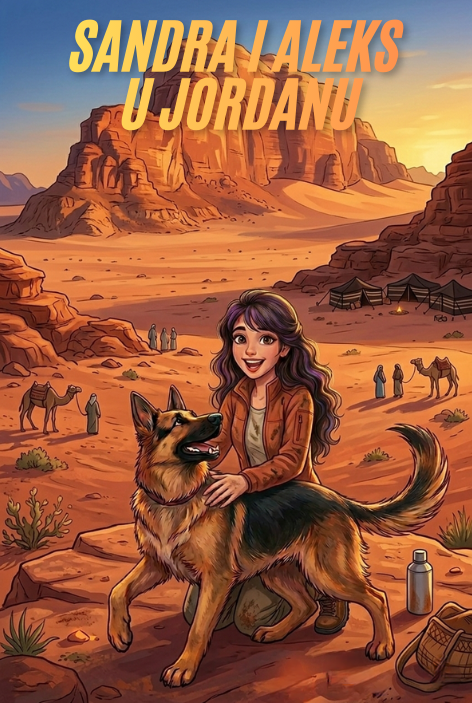 Ilustrovana bajka, Jordan, Sandra i Aleks na putu oko sveta